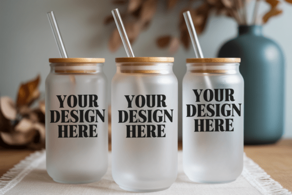 16 Oz Glass Can Mockup 16 — Product Mockups