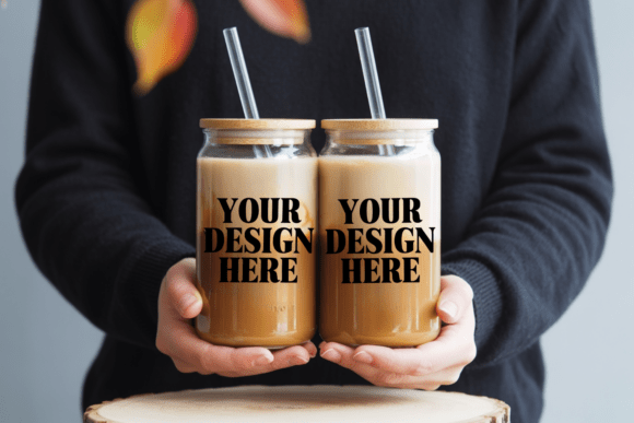 16oz Tow Sipper Glass Can Mockup 1