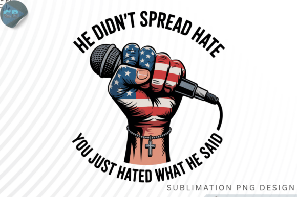 Charlie Kirk, Christian Faith America PNG — Crafts