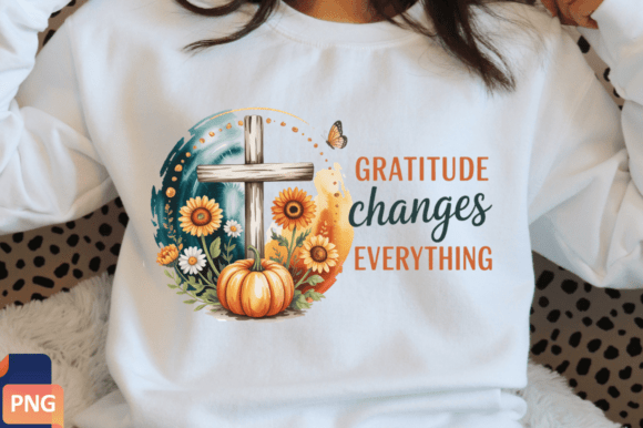Christian Fall T-shirt PNG, Fall Illustrations