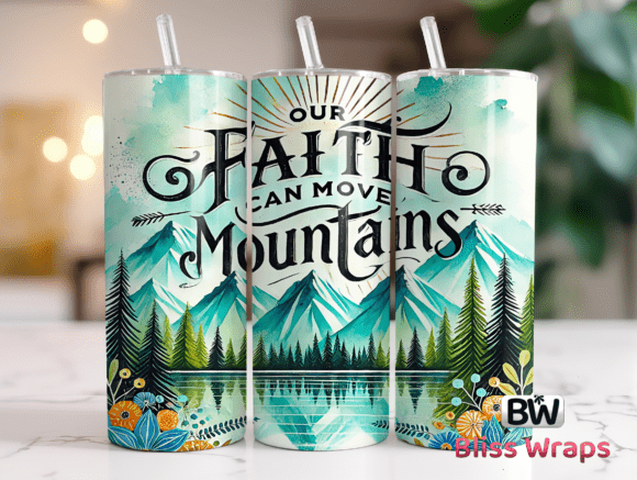 Christian Inspirational Faith Tumbler Wraps