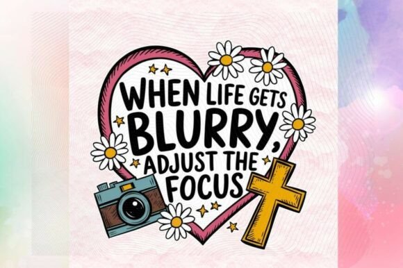 Christian Life Gets Blurry PNG Illustrations
