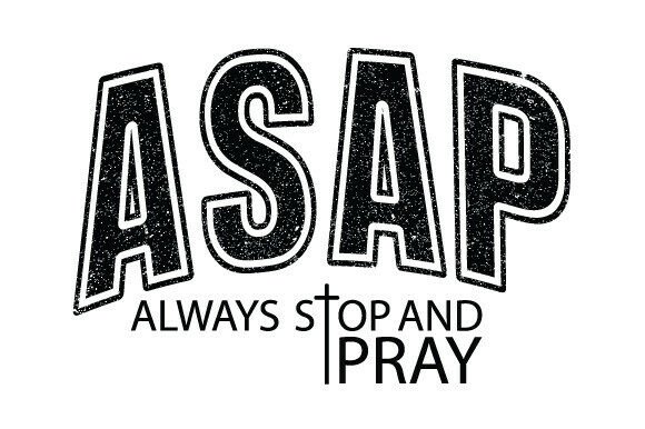 Christian Pray Prayer SVG PNG for Crafts