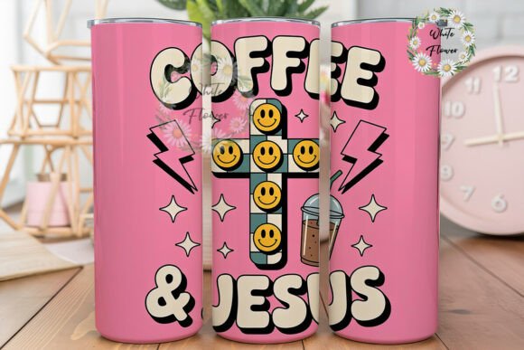 Coffee Jesus Tumbler Wrap for Tumbler Wraps