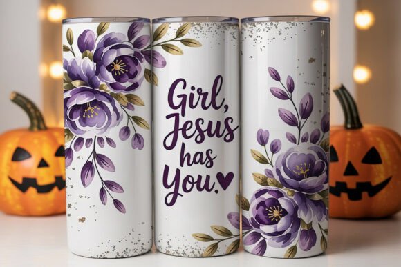 Girl Jesus Has You Tumbler Wrap for Editorial Design