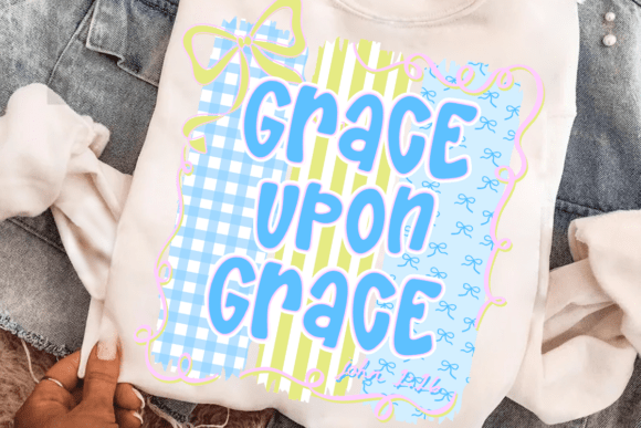 Grace Upon Grace PNG: Christian Illustrations