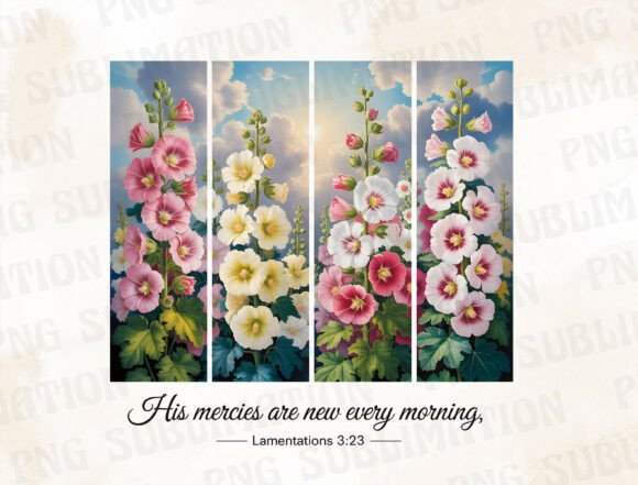 His Mercies Are New Every Morning PNG — Print Templates