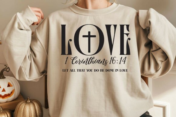 Love, Jesus, Faith SVG for Christian Embroidery
