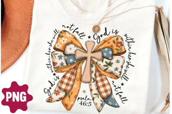 Trendy Jesus God is Within Her Coquette Illustrations